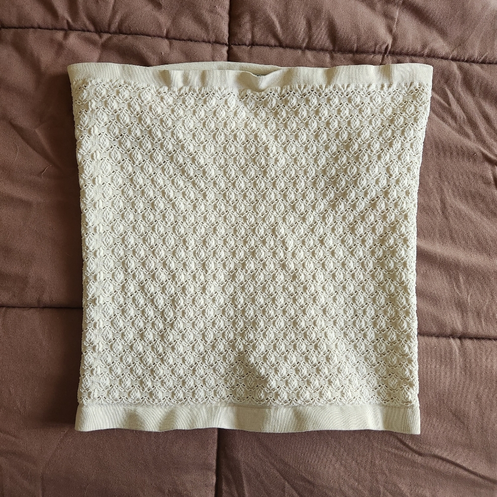 Free People Intimately White Textured Tube Top